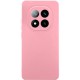 Чохол TPU GETMAN Liquid Silk Full Camera для Xiaomi Redmi Note 14 Pro 5G Рожевий / Pink