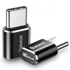 Переходник Baseus microUSB to Type-C (CAMOTG)