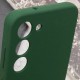 Чохол Silicone Cover Lakshmi Full Camera (AA) для Samsung Galaxy S23 Зелений / Dark green