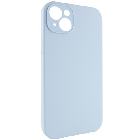 Чохол Silicone Case Full Camera Protective (AA) NO LOGO для Apple iPhone 15 (6.1") Блакитний / Sweet Blue
