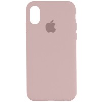 Чохол Silicone Case Full Protective (AA) для Apple iPhone XR (6.1") Рожевий / Chalk Pink