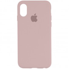 Чохол Silicone Case Full Protective (AA) для Apple iPhone XR (6.1") Рожевий / Chalk Pink