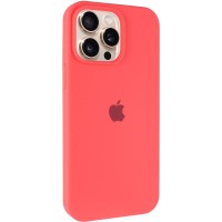 Чохол Silicone Case Full Protective (AA) для Apple iPhone 13 Pro (6.1") Кавуновий / Watermelon red