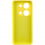 Чохол Silicone Cover Lakshmi Full Camera (AAA) для Xiaomi Redmi Note 13 4G Жовтий / Yellow