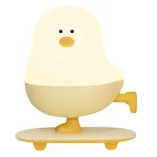 Нічник L63 Chicken on a Skateboard White / Yellow