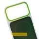 Чохол TPU TechWoven Hybrid with MagSafe для Apple iPhone 17 (6.3") White / Green