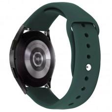 Силіконовий ремінець Sport для Smart Watch 22mm Зелений / Forest green