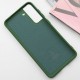 Чохол Silicone Cover Lakshmi (AA) для Samsung Galaxy S21 Зелений / Dark green