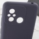 Чохол Silicone Cover Lakshmi Full Camera (AAA) with Logo для Xiaomi Redmi 12C Сірий / Dark Gray