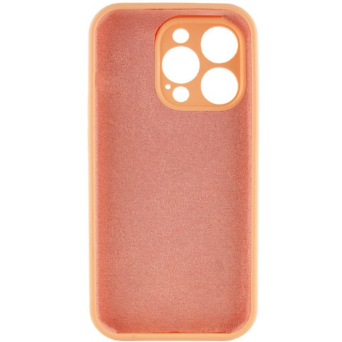 Чохол Silicone Case Full Camera Protective (AA) NO LOGO для Apple iPhone 15 Pro Max (6.7") Помаранчевий / Cantaloupe