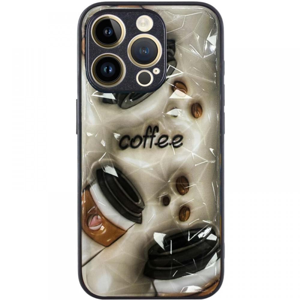 TPU+PC чохол Prisma Plushie для Apple iPhone 16 Pro (6.3") Coffee