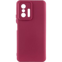 Чохол Silicone Cover Ummi Lakshmi Full Camera (AA) для Xiaomi 11T / 11T Pro Бордовий / Marsala