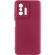 Чохол Silicone Cover Ummi Lakshmi Full Camera (AA) для Xiaomi 11T / 11T Pro Бордовий / Marsala