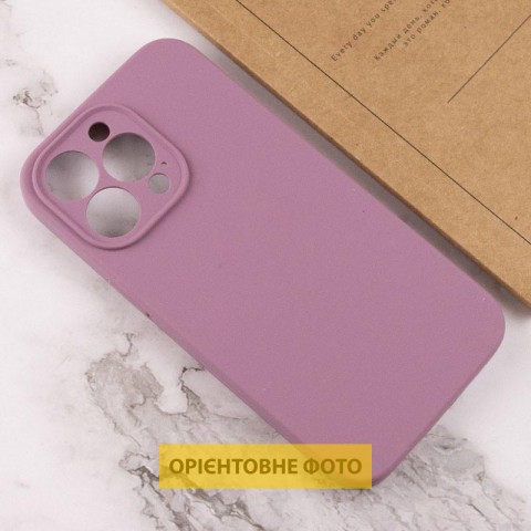 Чохол Silicone Case Full Camera Protective (AA) NO LOGO для Apple iPhone 17 Pro (6.3") Ліловий / Lilac Pride