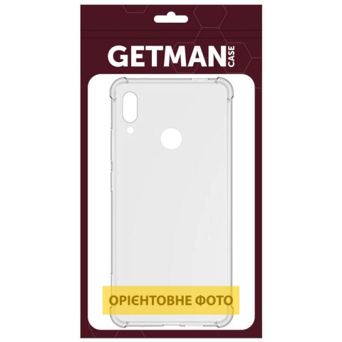 TPU чохол GETMAN Ease logo посилені кути Full Camera для Motorola Moto G56 5G Безбарвний (прозорий)