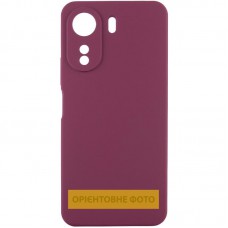 Чохол Silicone Cover Lakshmi Full Camera (AAA) для Xiaomi Redmi 15 (Global) Бордовий / Plum