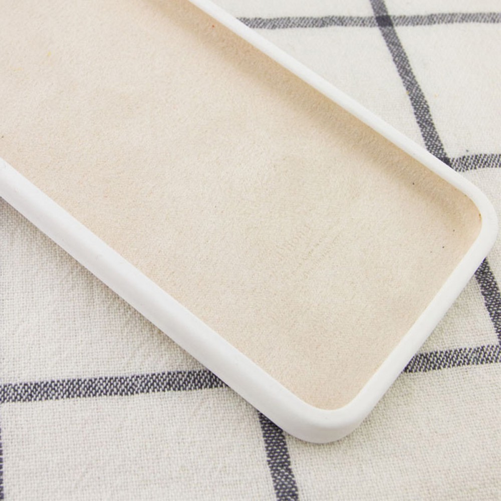 Чохол Silicone Case Square Full Camera Protective (AA) NOLOGO для Apple iPhone 7/8/SE (2020) (4.7") Білий / White