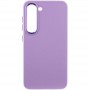 Шкіряний чохол Bonbon Leather Metal Style для Samsung Galaxy S22+ Бузковий / Dasheen