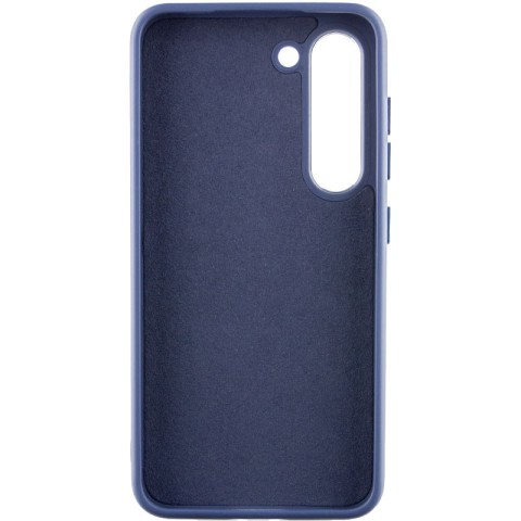 Шкіряний чохол Bonbon Leather Metal Style для Samsung Galaxy S23 Синій / Navy blue