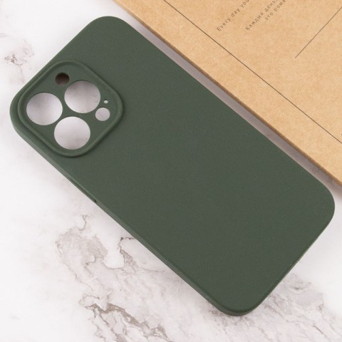Чохол Silicone Case Full Camera Protective (AA) NO LOGO для Apple iPhone 16 Pro Max (6.9") Зелений / Cyprus Green