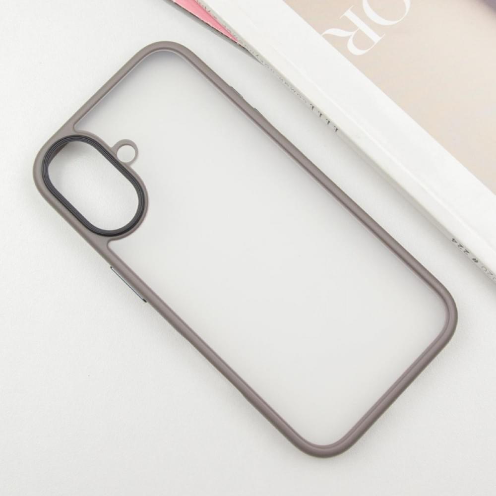 TPU+PC чехол Metal Buttons для Apple iPhone 16 (6.1")