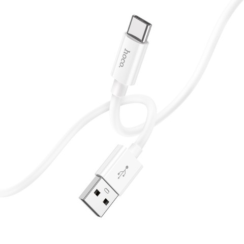 Дата кабель Hoco X87 Magic silicone USB to Type-C (1m) White
