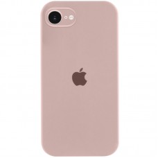 Чохол Silicone Case Full Camera Protective (AA) для Apple iPhone 16e (6.1") Рожевий / Pink Sand