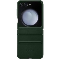 Шкіряний чохол Leather Case (AAA) для Samsung Galaxy Z Flip5 Green