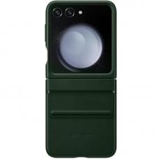 Кожаный чехол Leather Case (AAA) для Samsung Galaxy Z Flip5