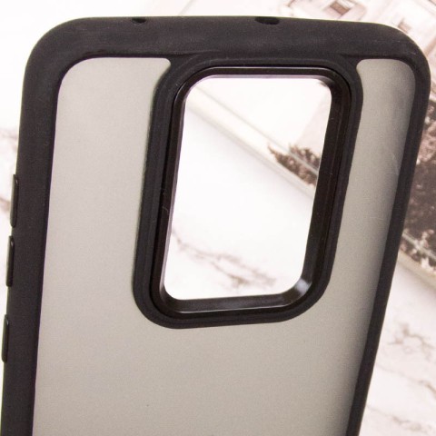 Чохол TPU+PC Lyon Frosted для Xiaomi Redmi Note 9 / Redmi 10X Black