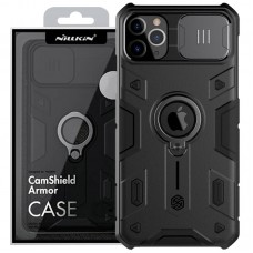 TPU+PC чохол Nillkin CamShield Armor (шторка на камеру) для Apple iPhone 11 Pro Max (6.5") Чорний