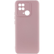Чохол Silicone Cover Ummi Lakshmi Full Camera (AA) для Xiaomi Redmi 10C Рожевий / Pink Sand