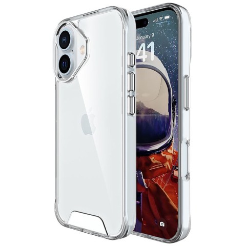 Чохол TPU Space Case transparent для Apple iPhone 16 (6.1") Прозорий