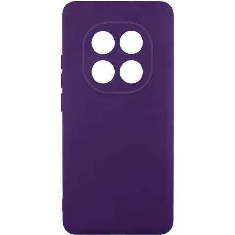 Чохол TPU GETMAN Liquid Silk Full Camera для Xiaomi Redmi Note 14 Pro 5G Темно фіолетовий / Dark Purple