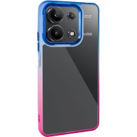 Чохол TPU+PC Fresh sip series для Xiaomi Redmi Note 13 4G Рожевий / Синій