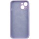 Чохол Silicone Case Full Camera Protective (AA) NO LOGO для Apple iPhone 13 (6.1") Бузковий / Lilac