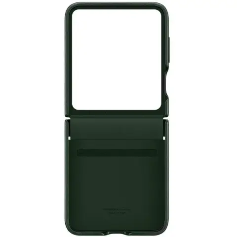 Шкіряний чохол Leather Case (AAA) для Samsung Galaxy Z Flip5 Green