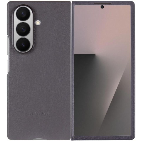 Шкіряний чохол Leather Case (AAA) для Samsung Galaxy Z Fold7 Gray