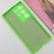 Чохол TPU GETMAN Liquid Silk Full Camera для Samsung Galaxy S24 Ultra Салатовий / Neon Green