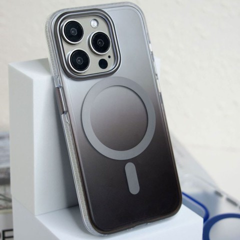 Чохол TPU+PC Shadow with MagSafe для Apple iPhone 14 Pro Max (6.7") Gray