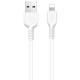 Дата кабель Hoco X20 Flash Lightning (3m) Білий