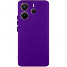 Чохол TPU GETMAN Liquid Silk Full Camera для Xiaomi Redmi Note 14 4G (Int. version) Фіолетовий / Ultra Violet