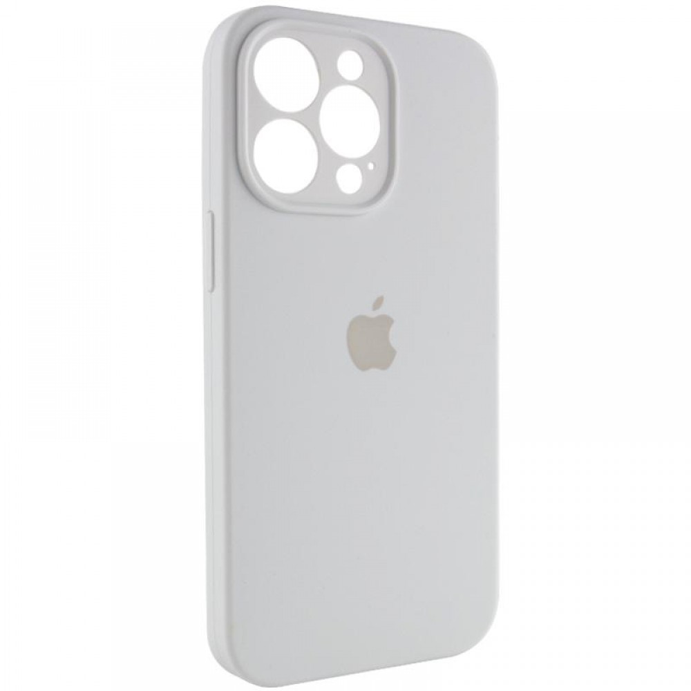 Чохол Silicone Case Full Camera Protective (AA) для Apple iPhone 14 Pro Max (6.7") Білий / White