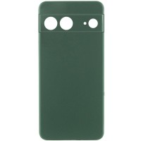 Чохол Silicone Cover Ummi Lakshmi Full Camera (AA) для Google Pixel 7 Зелений / Dark green