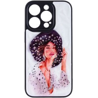 TPU+PC чохол Prisma Ladies для Apple iPhone 12 Pro Max (6.7") Girl in a hat