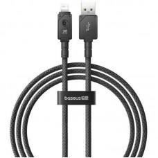Дата кабель Baseus Unbreakable Series Fast Charging USB to Lightning 2.4A 1m (P10355802111-0) Black