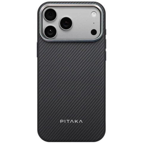 Чохол PC PITAKA with MagSafe для Apple iPhone 17 Pro (6.3") Black / Grey
