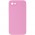 Silicone Case Square Full Camera Protective (AA) NOLOGO для Apple iPhone 7 / 8 / SE (2020) (4.7") Рожевий / Light pink