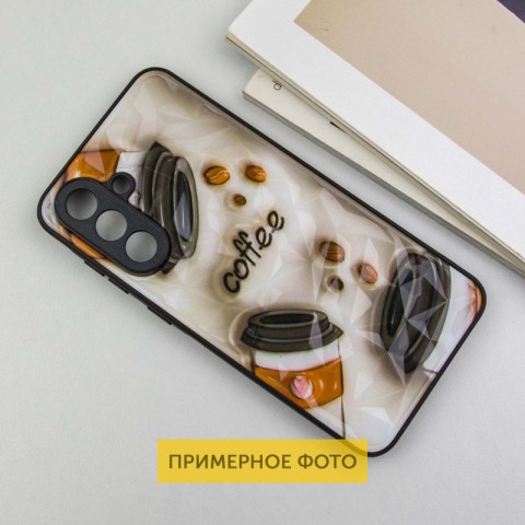TPU+PC чохол Prisma Plushie для Xiaomi Poco X6 / Note 13 Pro 5G Coffee