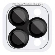 Захисне скло Metal Classic на камеру (у упак.) для Apple iPhone 14 Pro (6.1") / 14 Pro Max (6.7") Чорний / Midnight